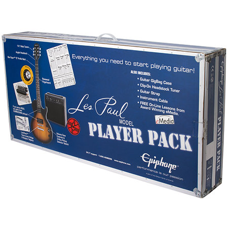 Les Paul Player Pack Vintage Sunburst Epiphone