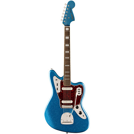 Classic Vibe '70s Jaguar LRL MH Blue Sparkle Limited Edition Squier by FENDER