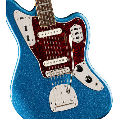 Classic Vibe '70s Jaguar LRL MH Blue Sparkle Limited Edition Squier by FENDER