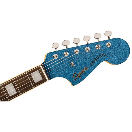 Classic Vibe '70s Jaguar LRL MH Blue Sparkle Limited Edition Squier by FENDER