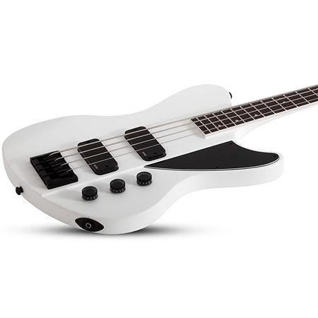 Ultra Bass Satin White Schecter