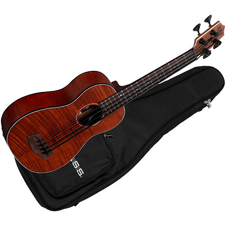 Exotic Mahogany U-Bass + housse Kala