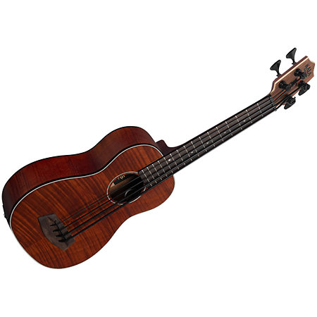 Exotic Mahogany U-Bass gaucher + housse Kala