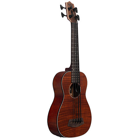 Exotic Mahogany U-Bass gaucher + housse Kala