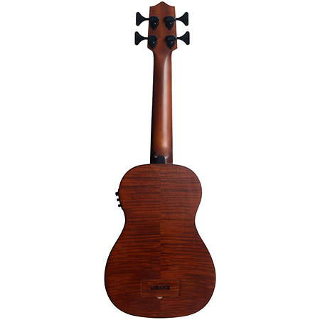 Exotic Mahogany U-Bass gaucher + housse Kala
