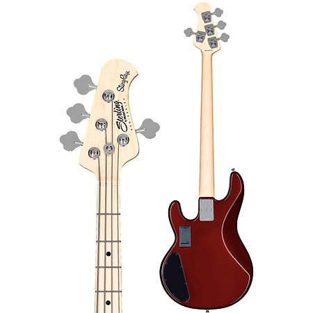 StingRay RAY4HH Candy Apple Red Sterling by Music Man