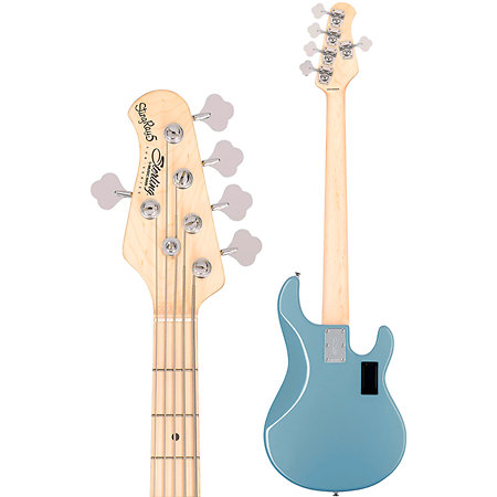 StingRay RAY5 Left-Handed Chopper Blue Sterling by Music Man