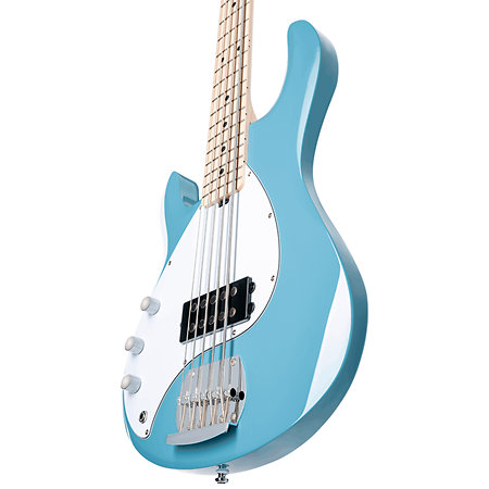 StingRay RAY5 Left-Handed Chopper Blue Sterling by Music Man