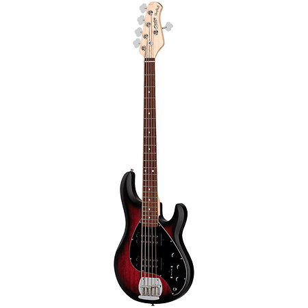 StingRay RAY5HH Ruby Red Burst Satin Sterling by Music Man