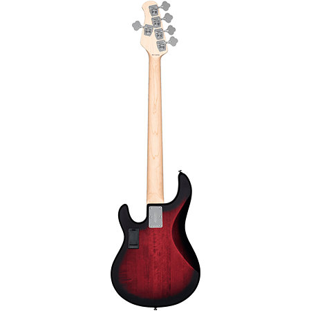 StingRay RAY5HH Ruby Red Burst Satin Sterling by Music Man