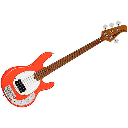 Sterling by Music Man StingRay Short Scale RAYSS4 Fiesta Red