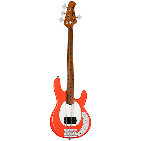 StingRay Short Scale RAYSS4 Fiesta Red Sterling by Music Man