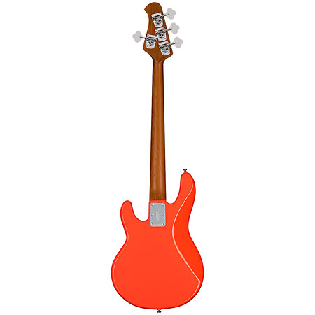 StingRay Short Scale RAYSS4 Fiesta Red Sterling by Music Man