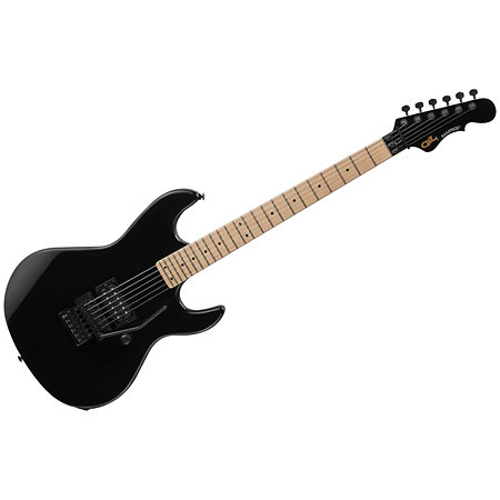 Fullerton Deluxe Rampage 24 Jet Black Touche Érable G&L