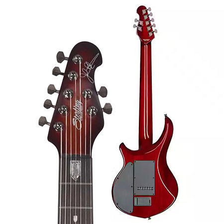 John Petrucci Majesty MAJ270 Blood Orange Burst Sterling by Music Man