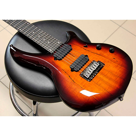 John Petrucci Majesty MAJ270 Blood Orange Burst Sterling by Music Man
