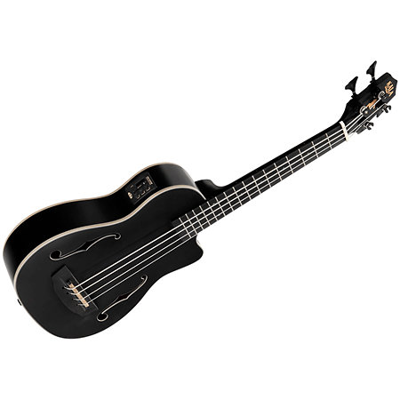 Journeyman Mahogany U-Bass Black + housse Kala