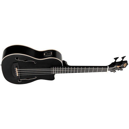 Journeyman Mahogany U-Bass Black + housse Kala