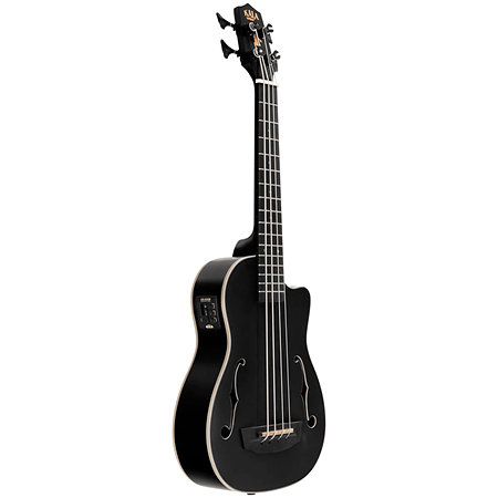 Journeyman Mahogany U-Bass Black + housse Kala