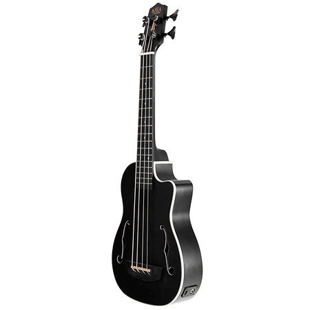 Journeyman Mahogany U-Bass Black + housse Kala