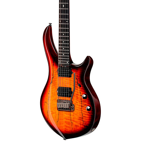John Petrucci Majesty MAJ200 Blood Orange Burst Sterling by Music Man