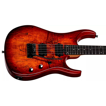 John Petrucci JP150 Blood Orange Burst Sterling by Music Man