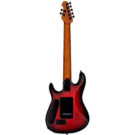 Jason Richardson Cutlass 7 Dark Scarlet Burst Satin Sterling by Music Man