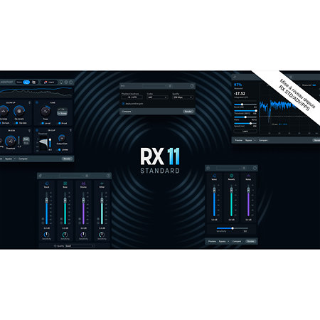 RX 11 Standard Upg RX Std/Adv/PPS (licence) Izotope