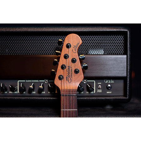 Jason Richardson Cutlass 6 Dark Scarlet Burst Satin Sterling by Music Man