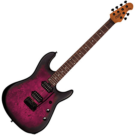 Jason Richardson Cutlass 6 Cosmic Purple Satin Sterling by Music Man