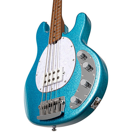 StingRay RAY34 Blue Sparkle Sterling by Music Man