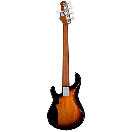 StingRay RAY35 Spalted Maple Sunburst Sterling by Music Man