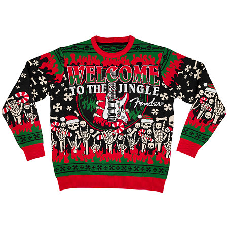 Fender Welcome to the Jingle Ugly Christmas Sweater 2024 XXL