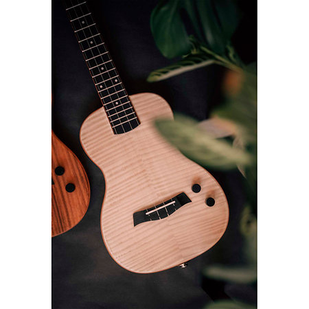 Solid body Flame Maple Tenor + housse Kala