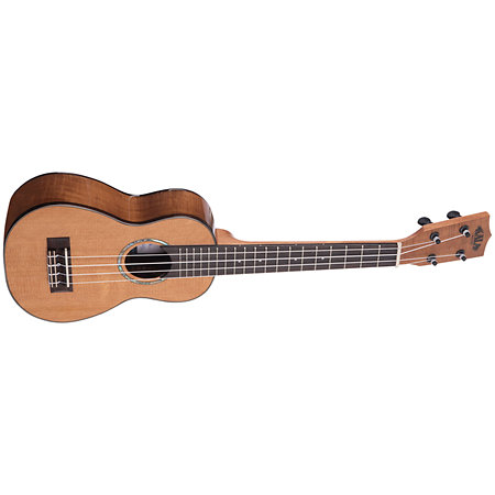 Kala Solid Cedar Top Acacia Soprano Long Neck
