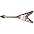 Flying-V Jimi Hendrix Love Drops Ebony + Etui Gaucher Epiphone