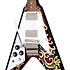 Flying-V Jimi Hendrix Love Drops Ebony + Etui Gaucher Epiphone