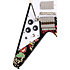 Flying-V Jimi Hendrix Love Drops Ebony + Etui Gaucher Epiphone