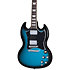 SG Standard Custom Color Pelham Blue Burst + Housse Gibson