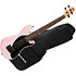 Solid Body U-Bass 4 cordes Light Pink + housse Kala