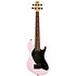 Solid Body U-Bass 4 cordes Light Pink + housse Kala