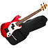 Solid Body U-Bass 4 cordes Metallic Red + housse Kala