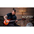 John Petrucci Majesty MAJ270 Blood Orange Burst Sterling by Music Man