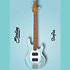 StingRay RAY34HH Daphne Blue Sterling by Music Man