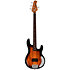 StingRay RAY34 Spalted Maple Top Sunburst Sterling by Music Man