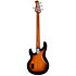 StingRay RAY34 Spalted Maple Top Sunburst Sterling by Music Man