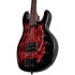 StingRay RAY34 Poplar Burl Dark Scarlet Burst Satin Sterling by Music Man
