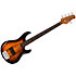 StingRay RAY35 Spalted Maple Sunburst Sterling by Music Man