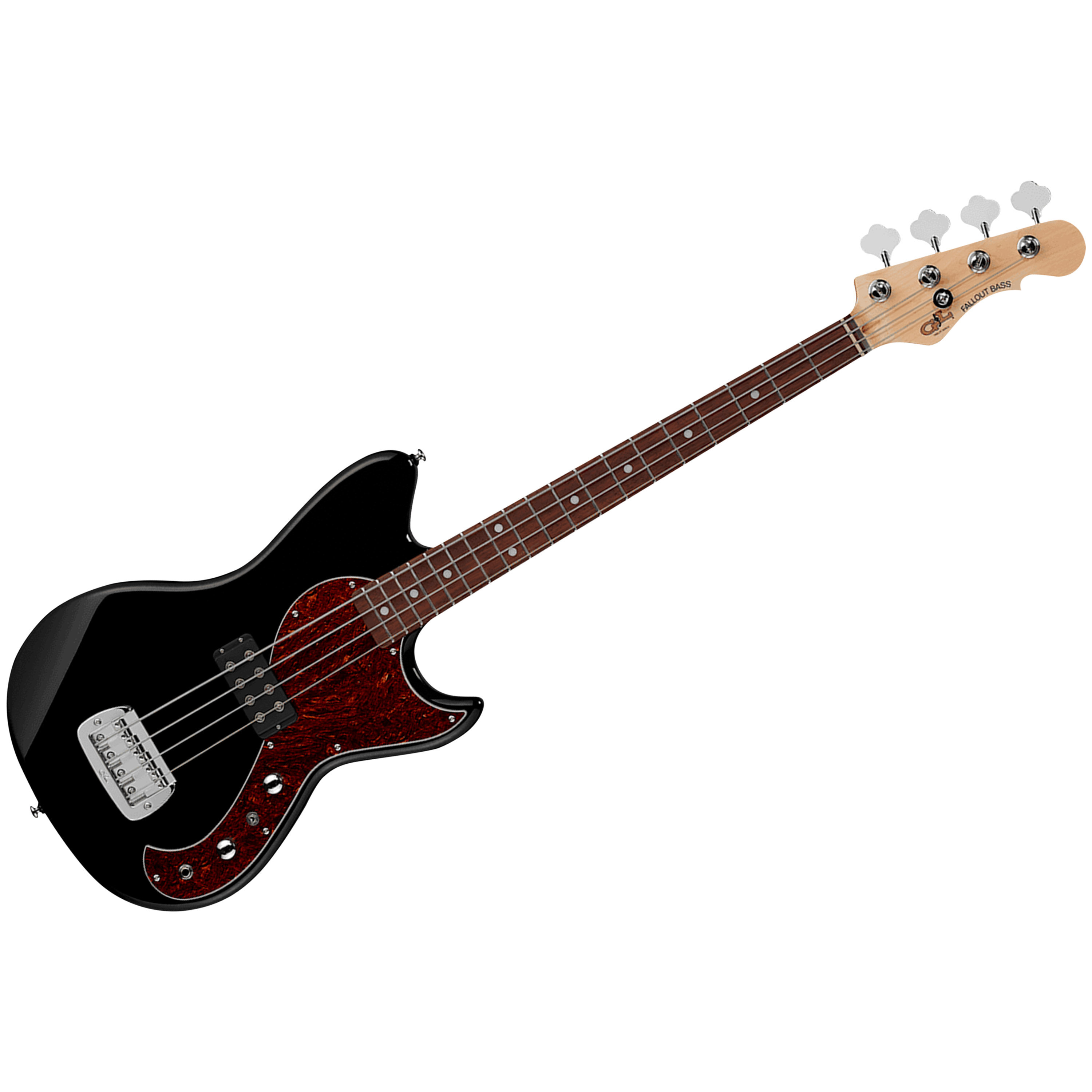 G&L Tribute Fallout Bass Jet Black - Basse électrique SonoVente.com
