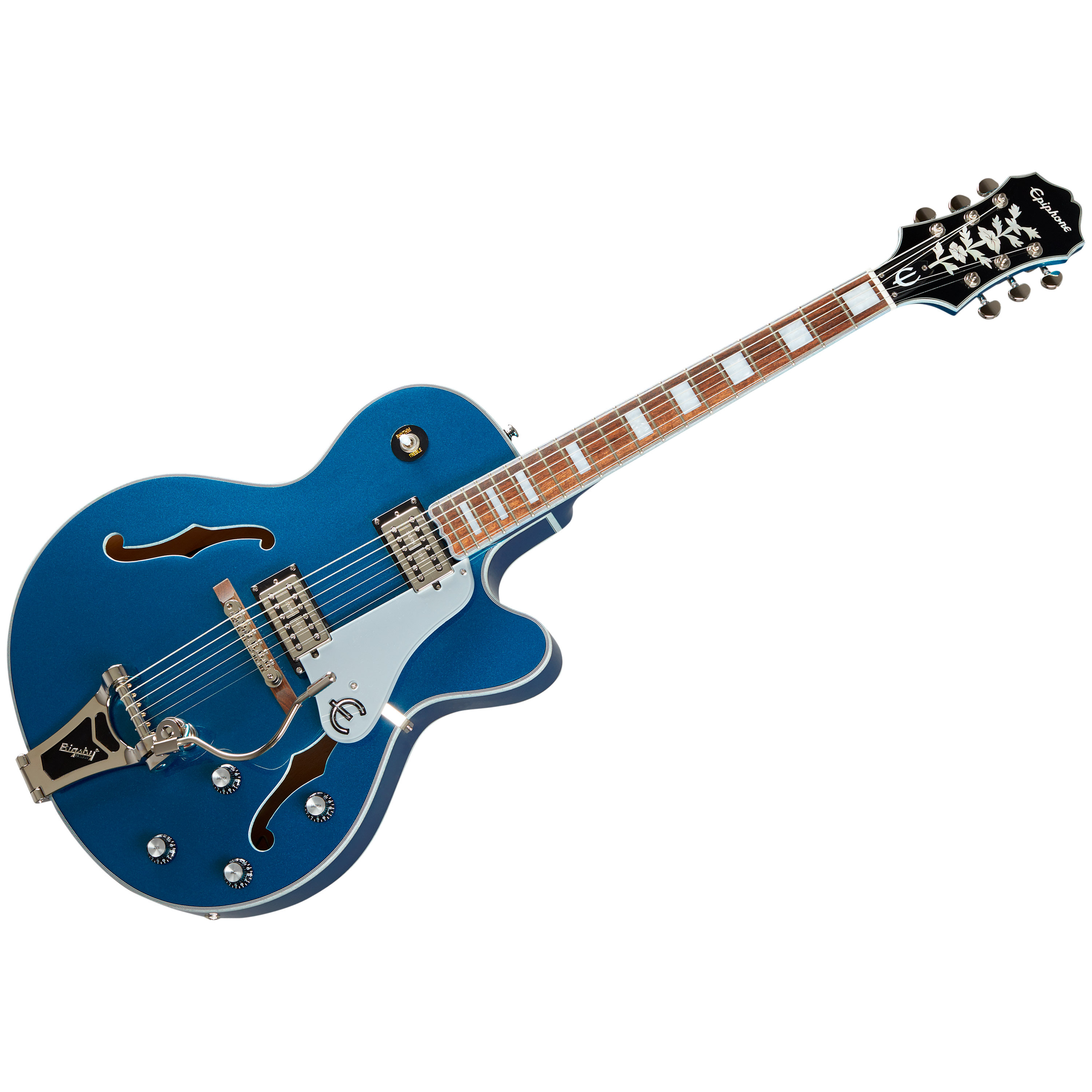 Epiphone Emperor Swingster Delta Blue Metallic - Guitare demi-caisse ...